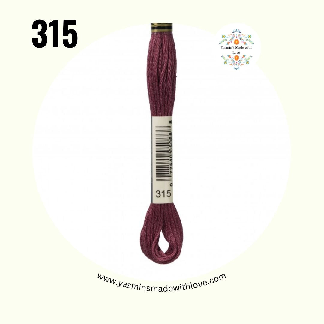 DMC 315 Antique Mauve - Medium Dark