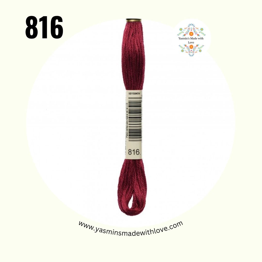 816 Garnet – DMC Mouliné Standard Cotton