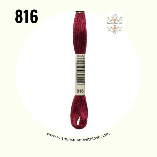 816 Garnet – DMC Mouliné Standard Cotton