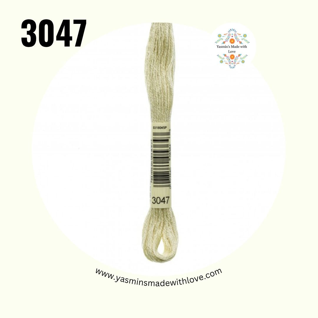 3047 Yellow Beige Light – DMC Mouliné Standard Cotton