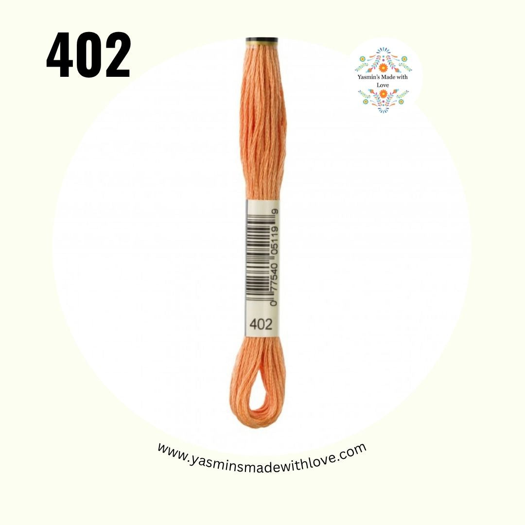DMC 402 Mahogany Very Light – Mouliné Standard Cotton Embroidery Floss