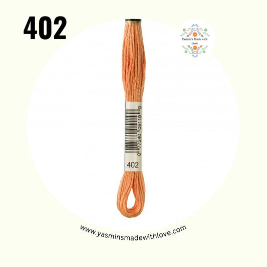 DMC 402 Mahogany Very Light – Mouliné Standard Cotton Embroidery Floss