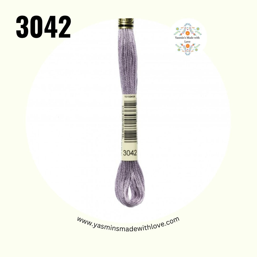 3042 Antique Violet Light – DMC Mouliné Standard Cotton