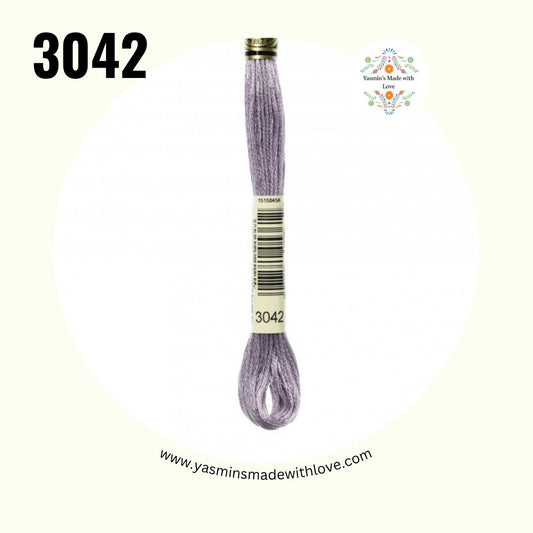 3042 Antique Violet Light – DMC Mouliné Standard Cotton