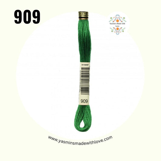 909 Emerald Green Very Dark – DMC Mouliné Standard Cotton