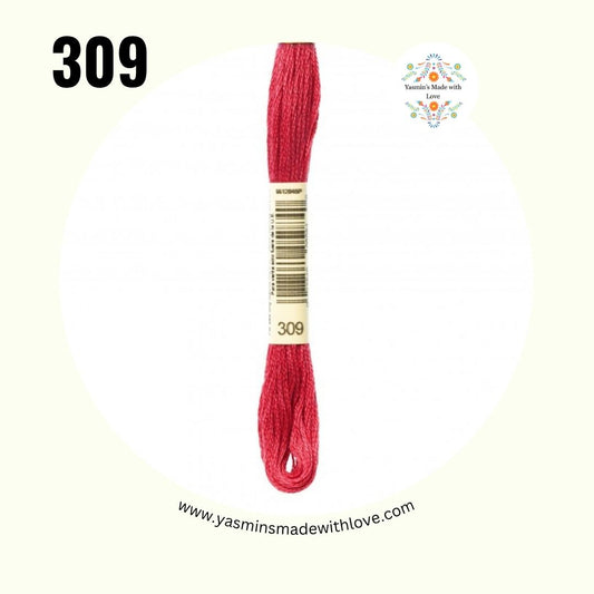 DMC 309 Rose Dark – DMC Mouliné Standard Cotton
