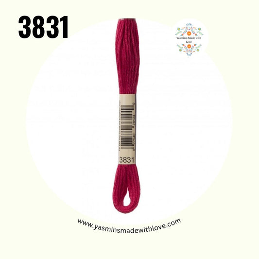 3831 Raspberry Dark – DMC Mouliné Standard Cotton