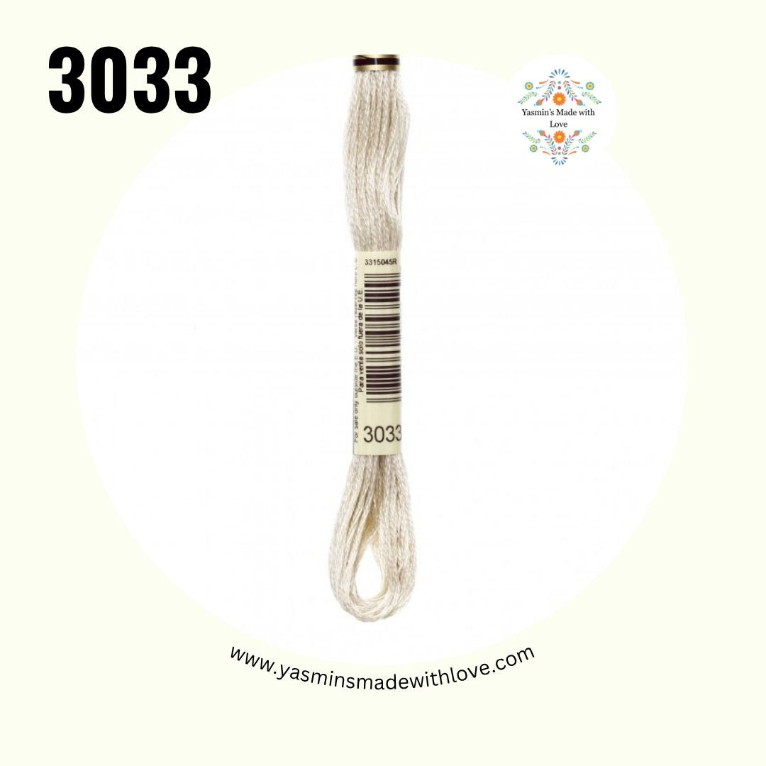 3033 Mocha Brown Very Light – DMC Mouliné Standard Cotton