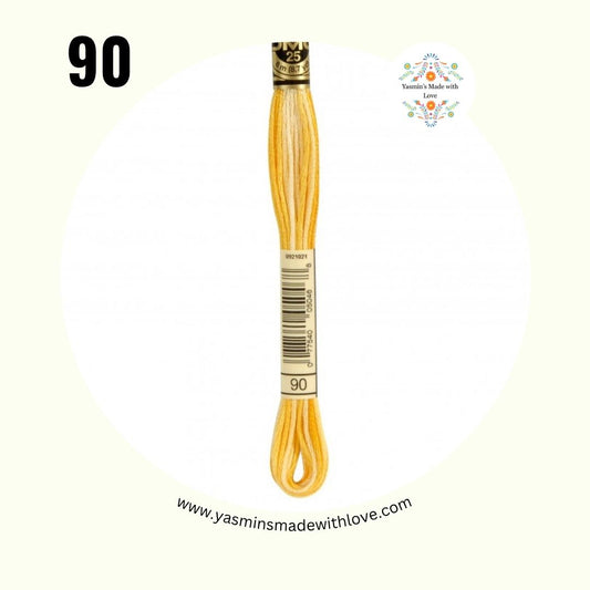 DMC 90 Yellow – DMC Mouliné Standard Cotton