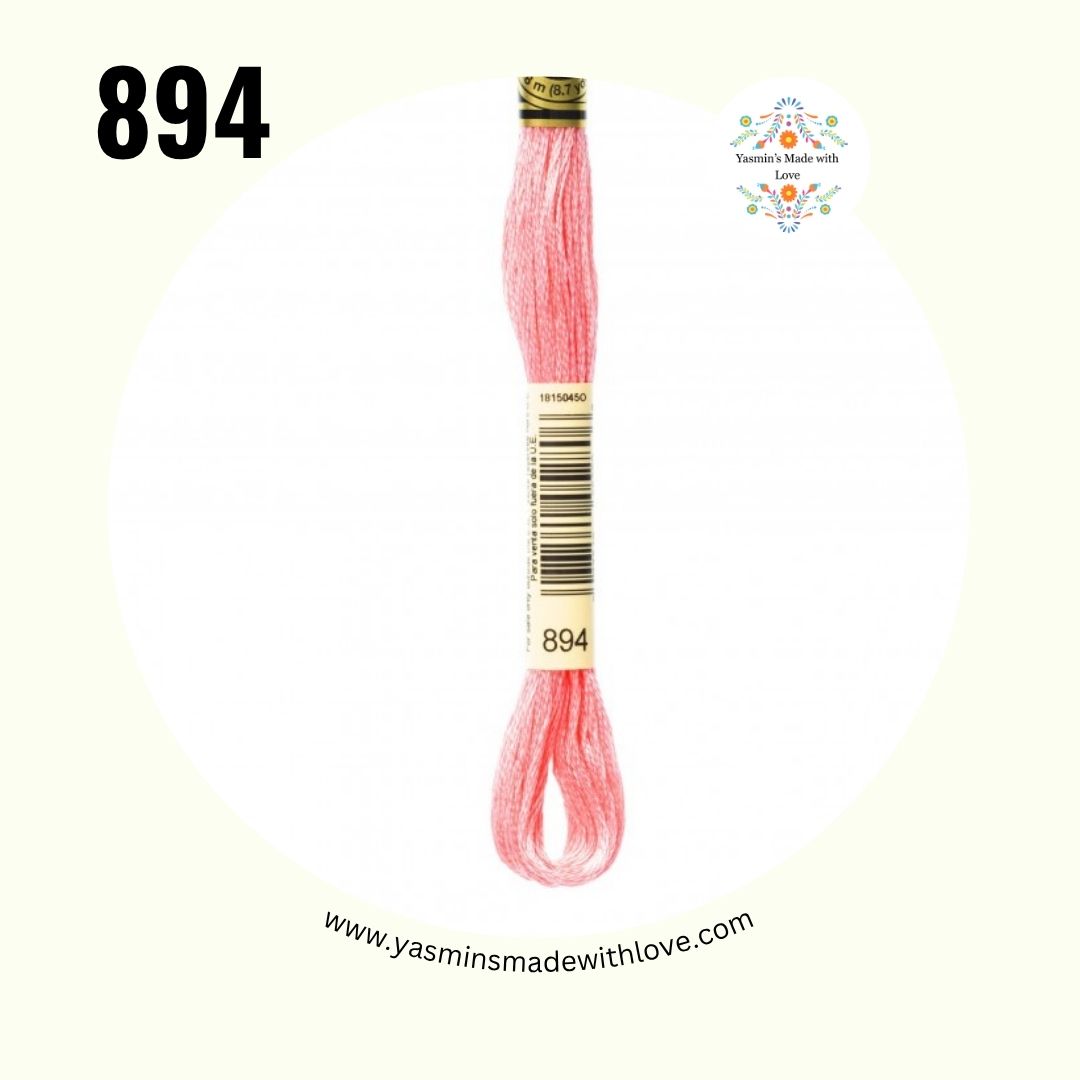 894 Carnation Very Light – DMC Mouliné Standard Cotton