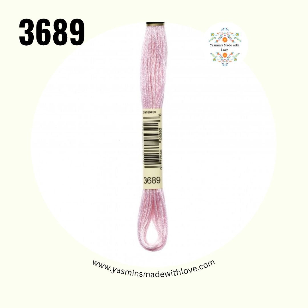 3689 Mauve Light – DMC Mouliné Standard Cotton