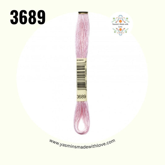 3689 Mauve Light – DMC Mouliné Standard Cotton