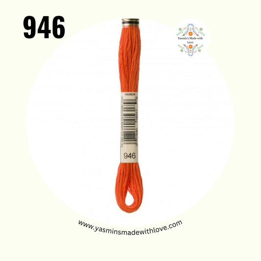 946 Burnt Orange Medium – DMC Mouliné Standard Cotton
