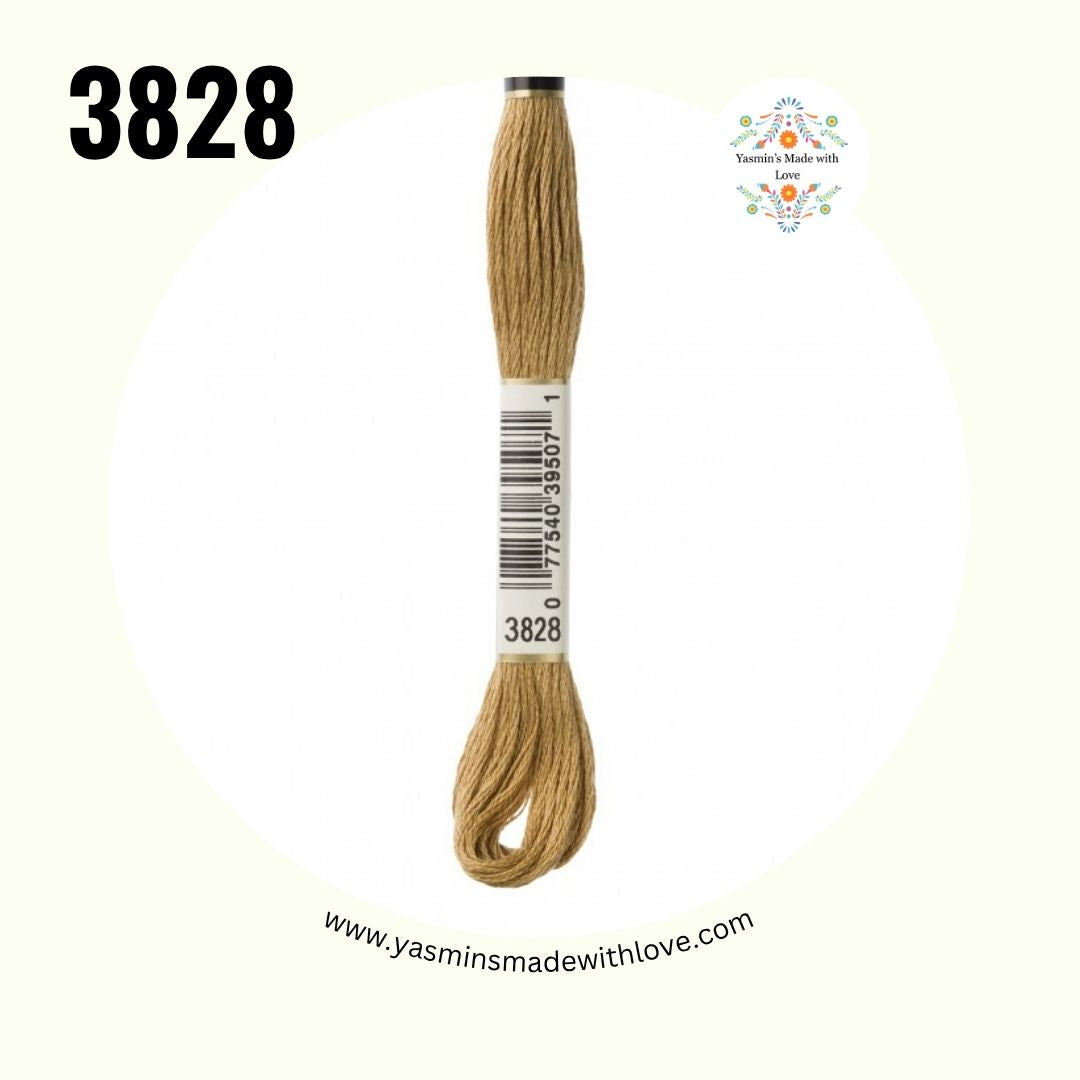 3828 Hazelnut Brown – DMC Mouliné Standard Cotton