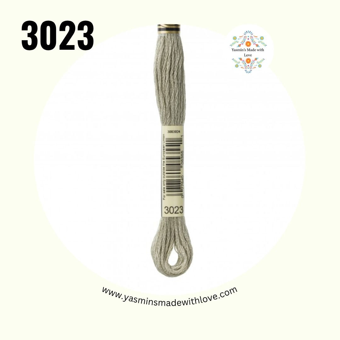 3023 Brown Gray Light – DMC Mouliné Standard Cotton