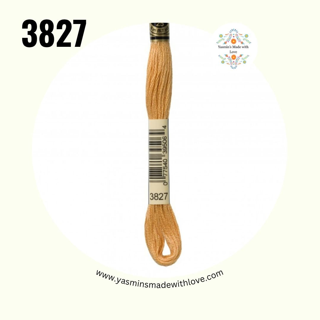3827 Golden Brown Pale – DMC Mouliné Standard Cotton