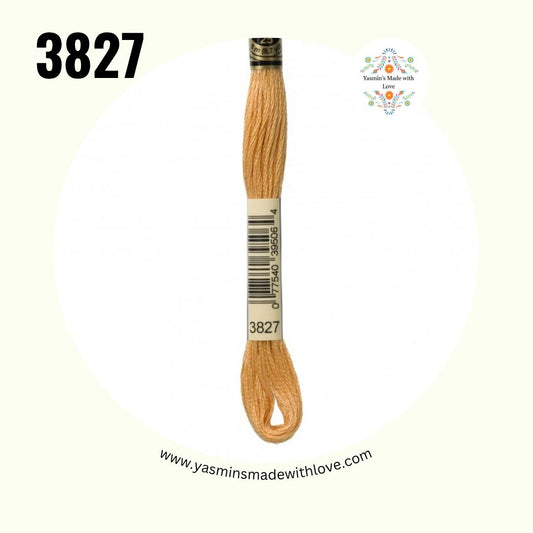 3827 Golden Brown Pale – DMC Mouliné Standard Cotton