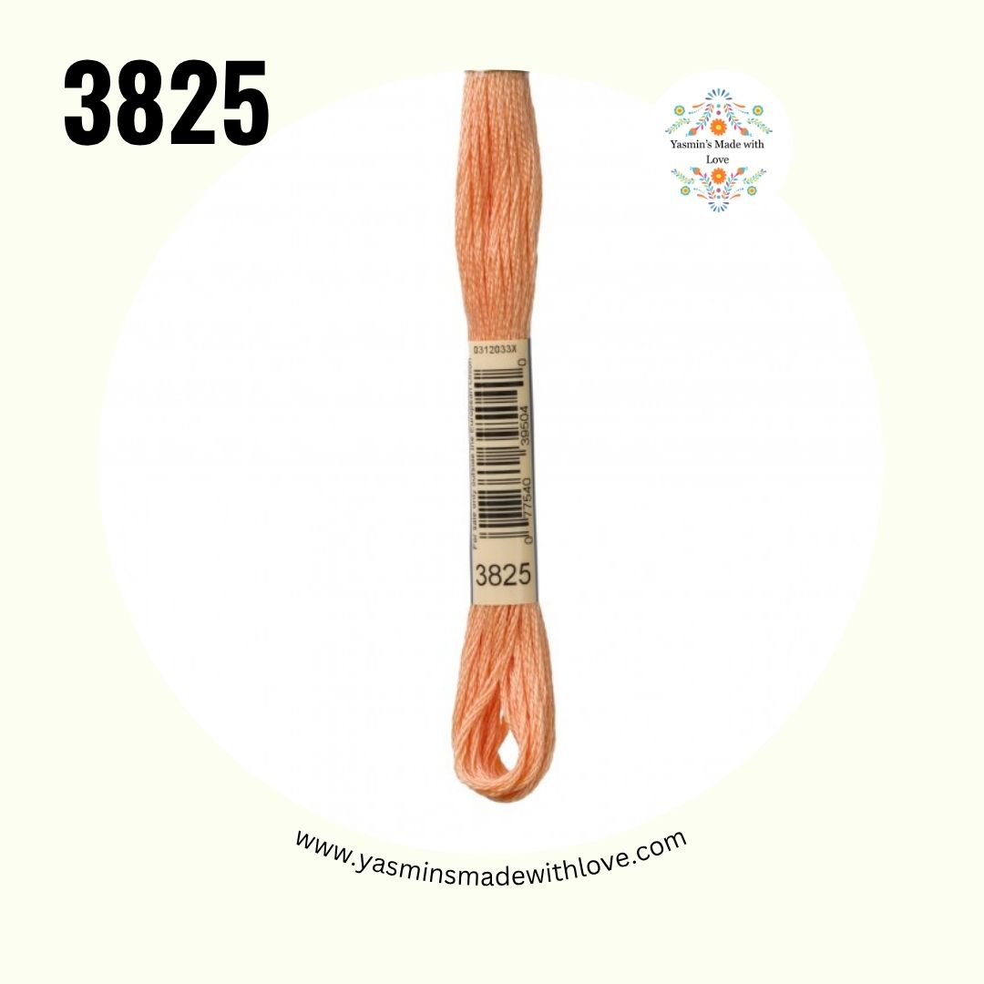 3825 Pumpkin Pale – DMC Mouliné Standard Cotton