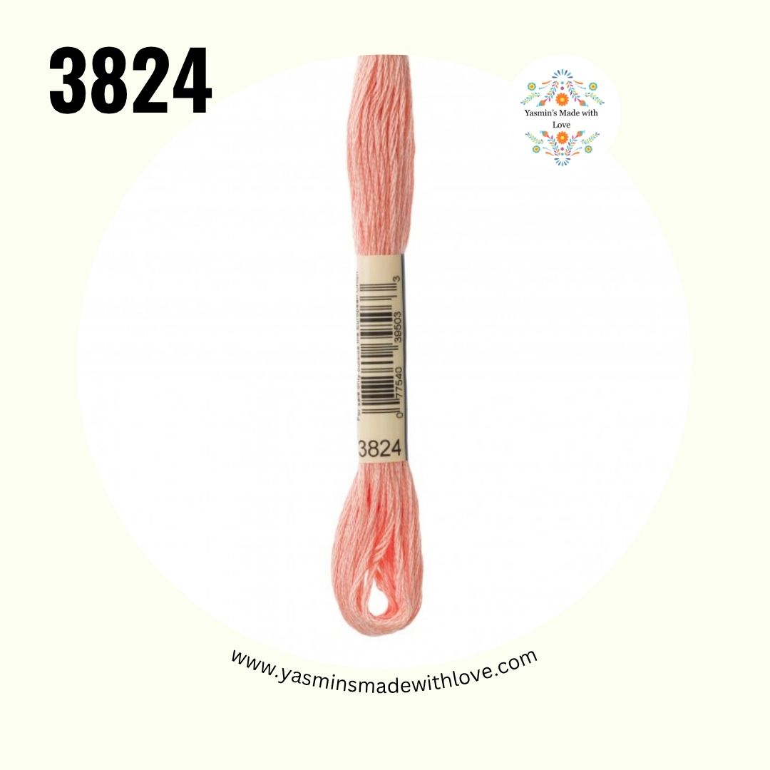 3824 Apricot Light – DMC Mouliné Standard Cotton