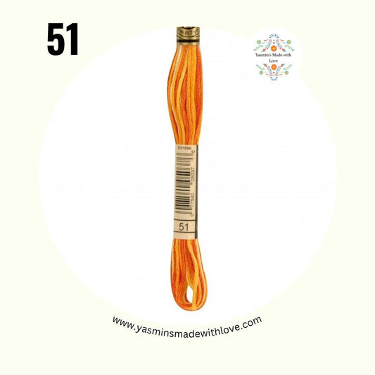 DMC 51 Burnt Orange – DMC Mouliné Standard Cotton