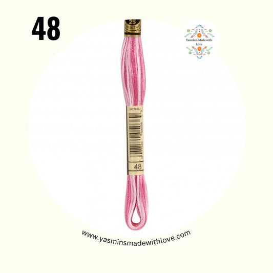 DMC 48 Baby Pink – DMC Mouliné Standard Cotton