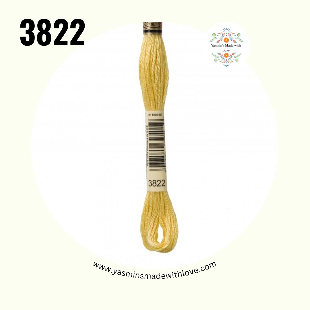 3822 Straw Light – DMC Mouliné Standard Cotton