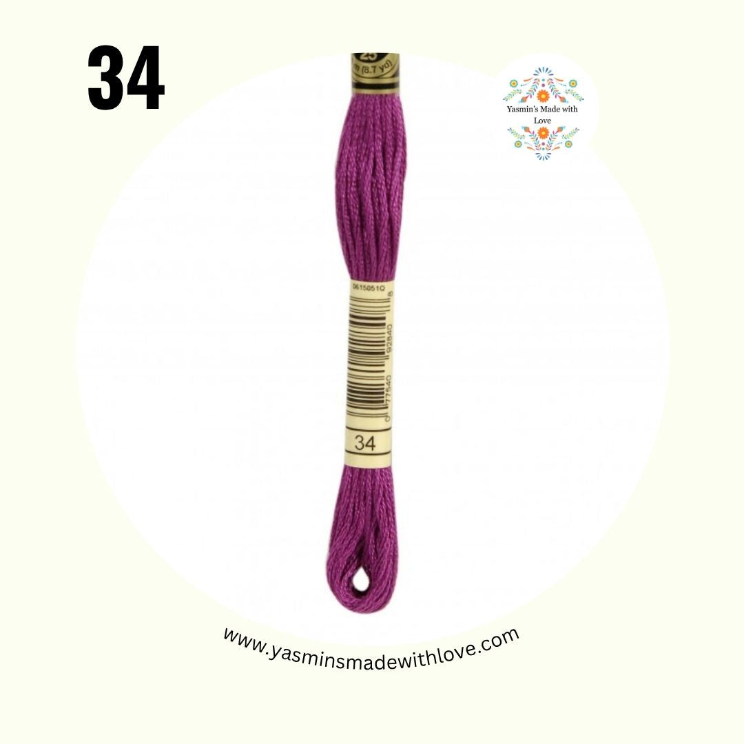 DMC 34 Fuchsia - Dark