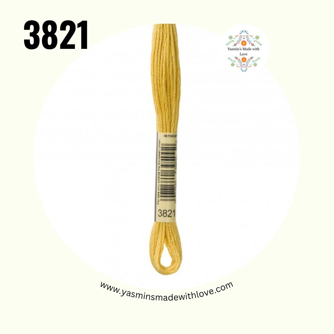 3821 Straw – DMC Mouliné Standard Cotton