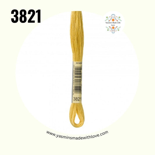 3821 Straw – DMC Mouliné Standard Cotton