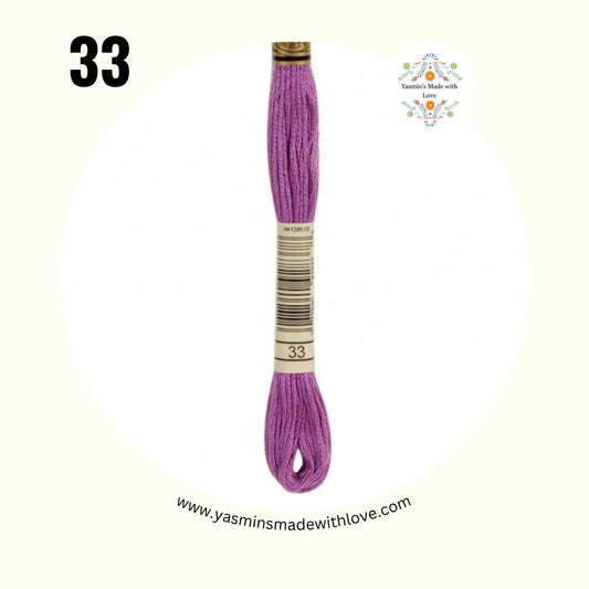 DMC 33 Fuchsia – DMC Mouliné Standard Cotton