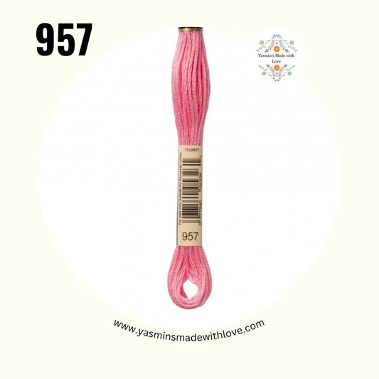 957 Geranium Pale – DMC Mouliné Standard Cotton
