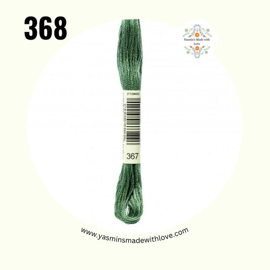 DMC 368 Pistachio Green Light – DMC Mouliné Standard Cotton