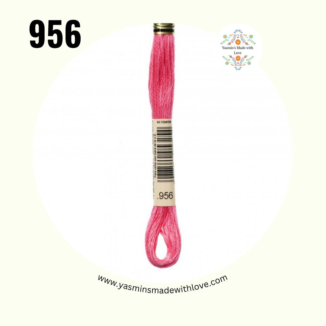 956 Geranium – DMC Mouliné Standard Cotton