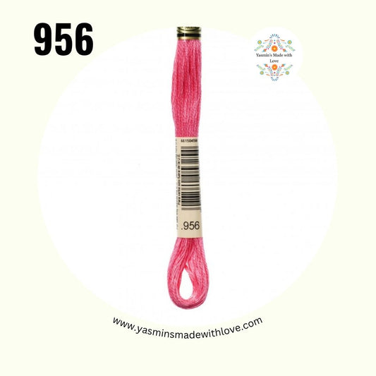 956 Geranium – DMC Mouliné Standard Cotton