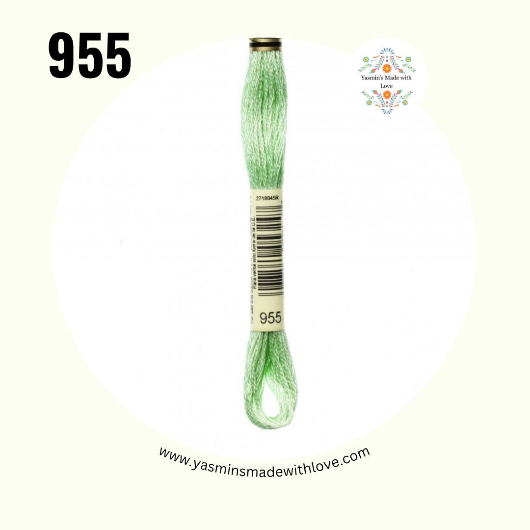 955 Nile Green Light – DMC Mouliné Standard Cotton