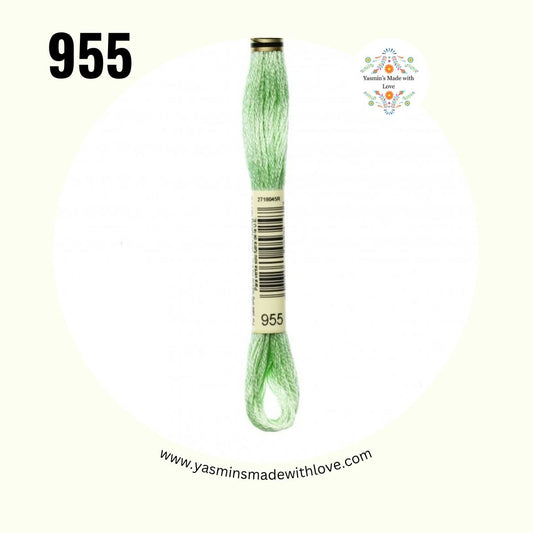 955 Nile Green Light – DMC Mouliné Standard Cotton