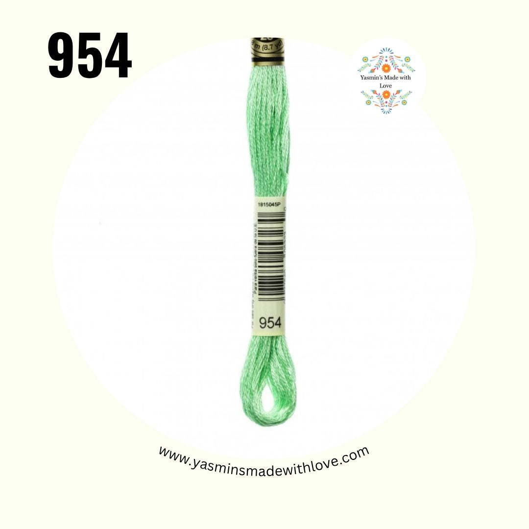 954 Nile Green – DMC Mouliné Standard Cotton