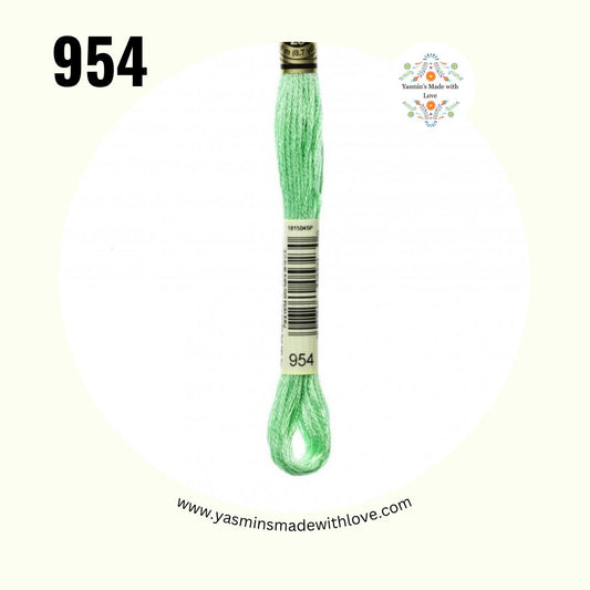 954 Nile Green – DMC Mouliné Standard Cotton