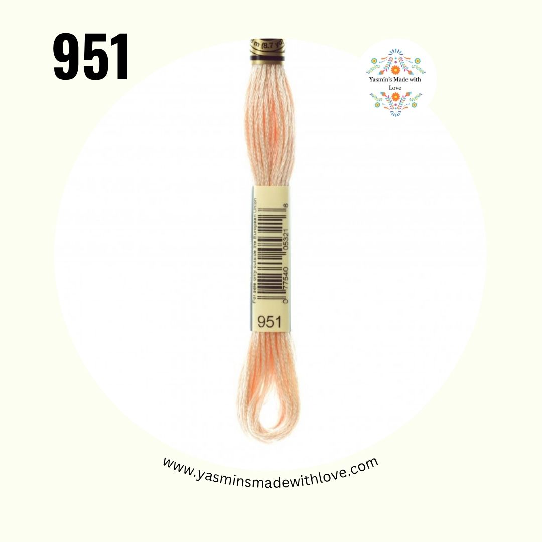 951 Tawny Light – DMC Mouliné Standard Cotton