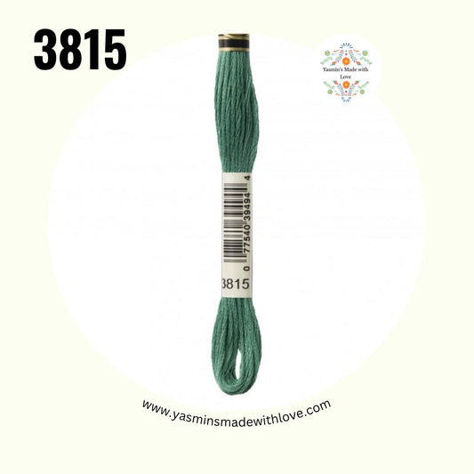 3815 Celadon Green Dark – DMC Mouliné Standard Cotton