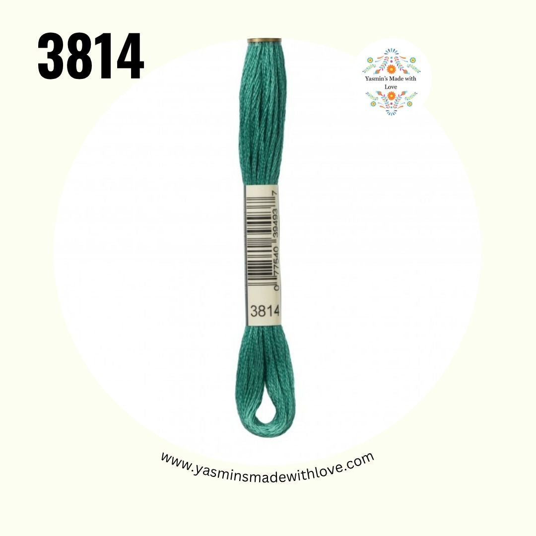 3814 Aquamarine – DMC Mouliné Standard Cotton
