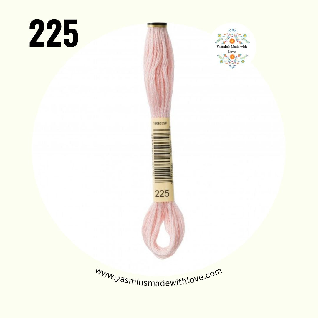 DMC 225 Shell Pink Ultra Very Light – DMC Mouliné Standard Cotton