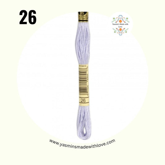 DMC 26 Lavender Pale – DMC Mouliné Standard Cotton