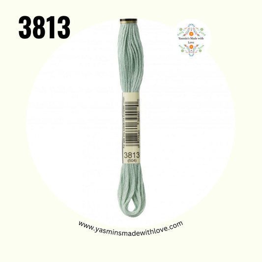 3813 Blue Green Light – DMC Mouliné Standard Cotton