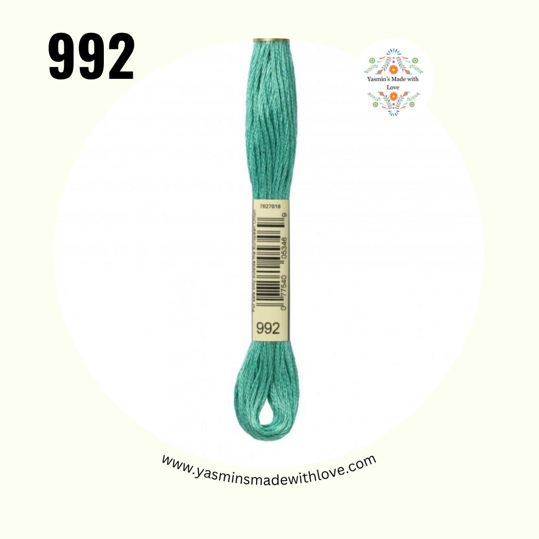 992 Aquamarine Light – DMC Mouliné Standard Cotton