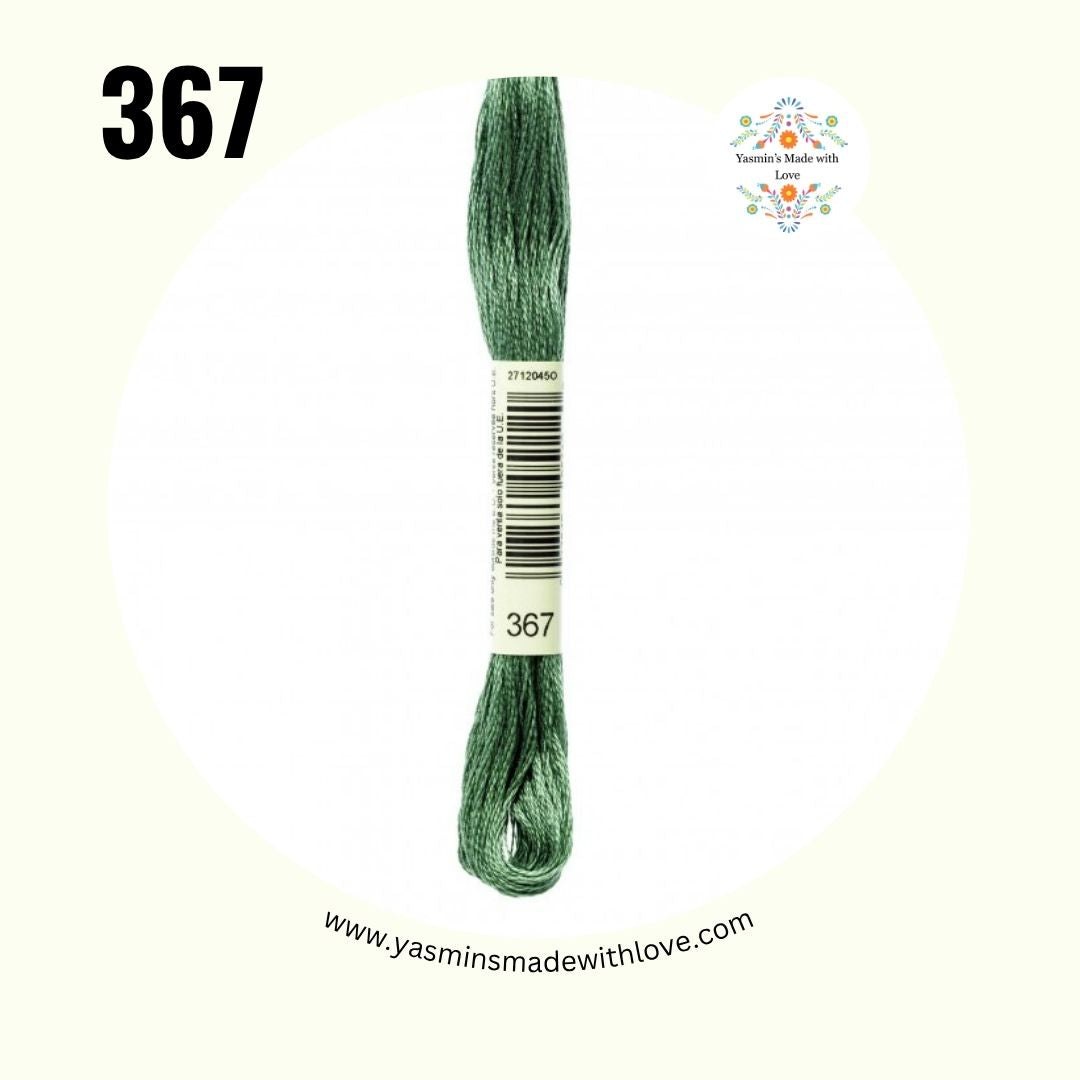 DMC 367 Pistachio Green - Dark