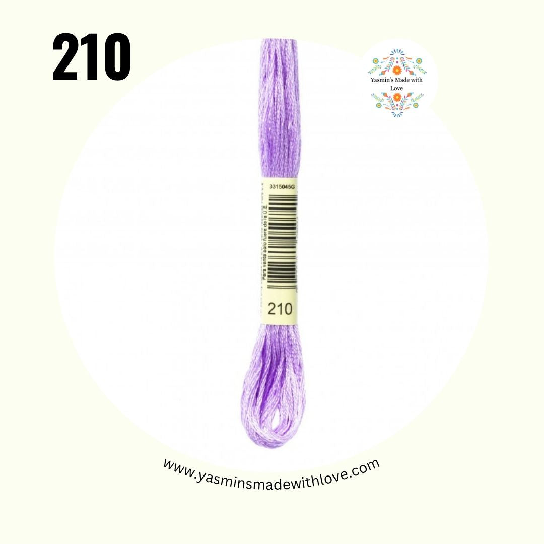 DMC 210 Lavender Medium – DMC Mouliné Standard Cotton