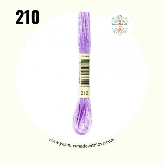 DMC 210 Lavender Medium – DMC Mouliné Standard Cotton