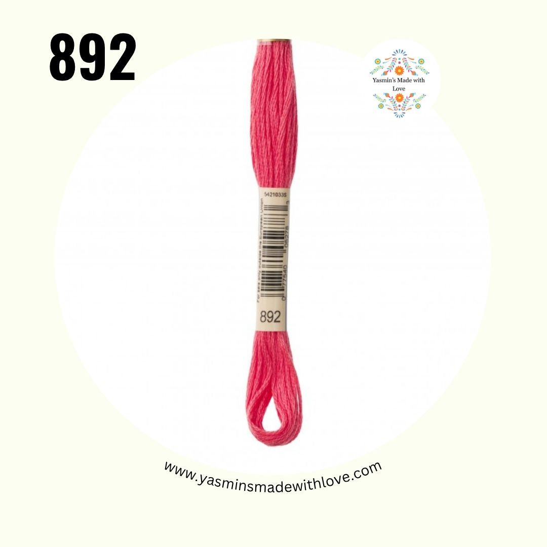 892 Carnation Medium – DMC Mouliné Standard Cotton