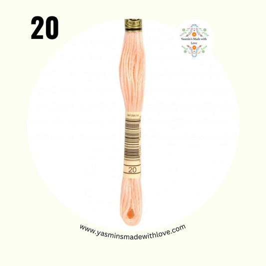 DMC 20 Shrimp – DMC Mouliné Standard Cotton